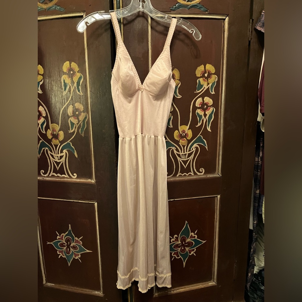 Olga Soft Tan Slip and Built in Bra